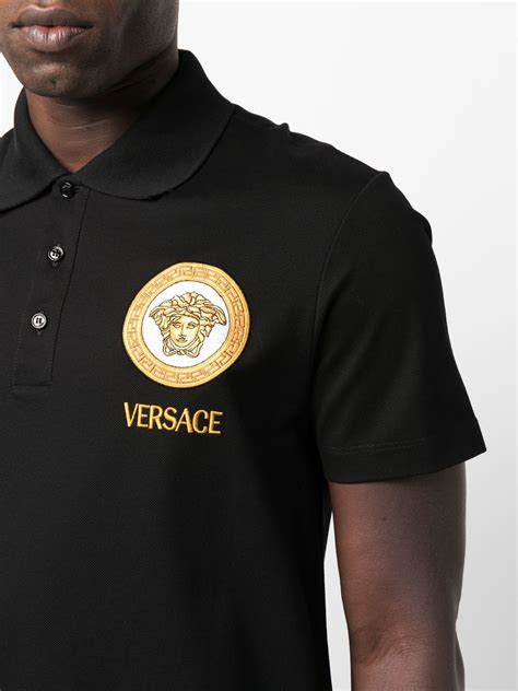 polo versace collection|versace polo shirt medusa.